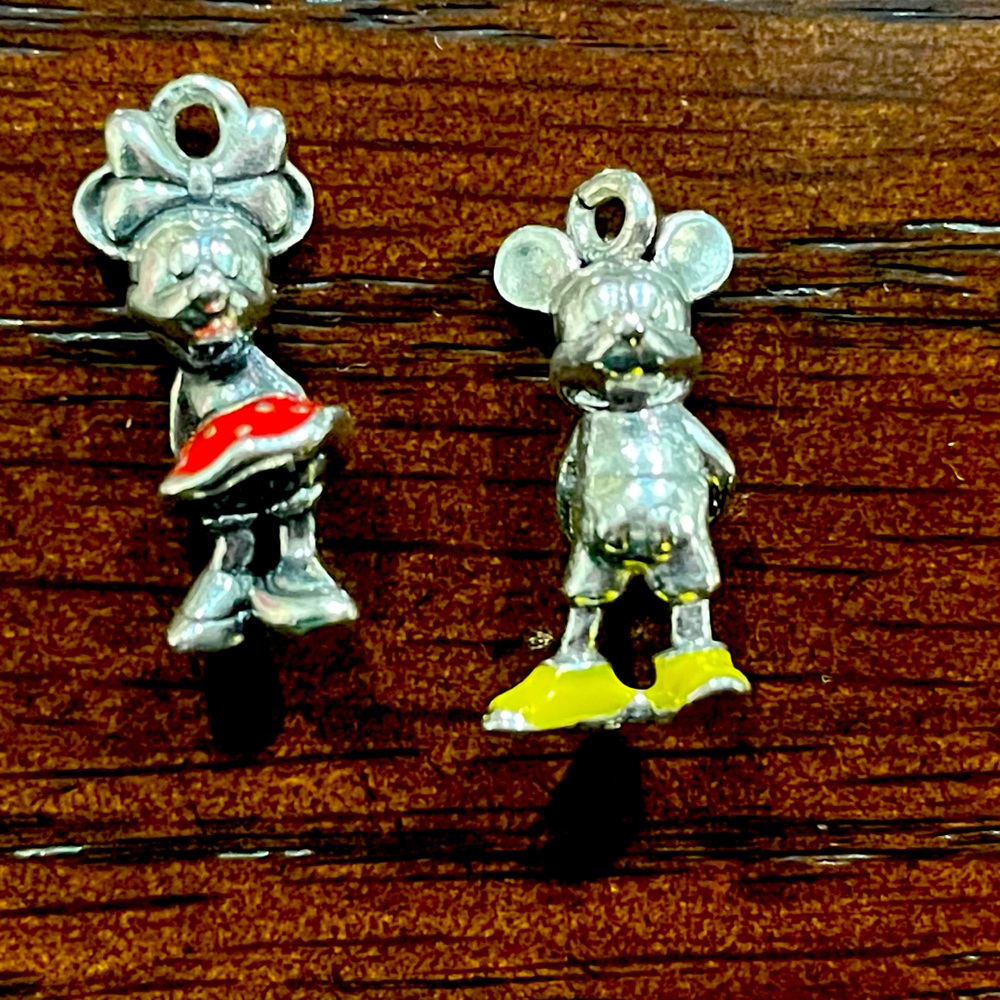 Pandora charms: Mickey and Minnie